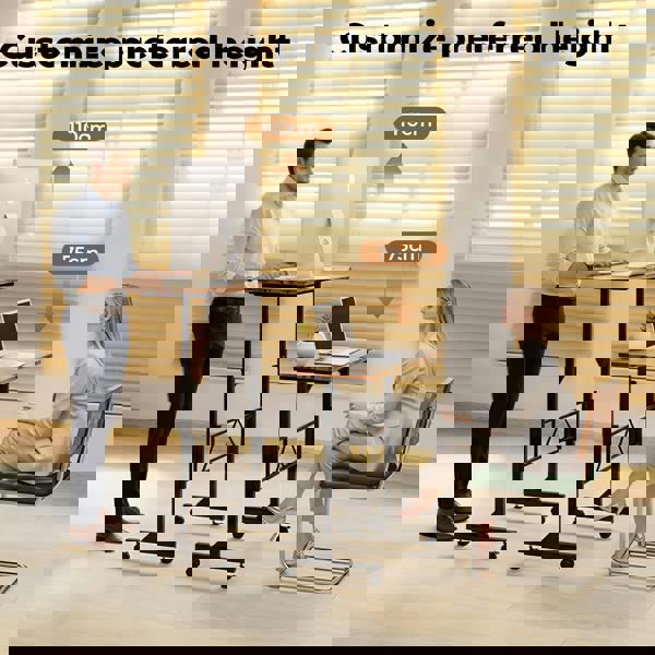 Levede Standing Desk Height Adjustable Office Laptop Pc Computer Workstation