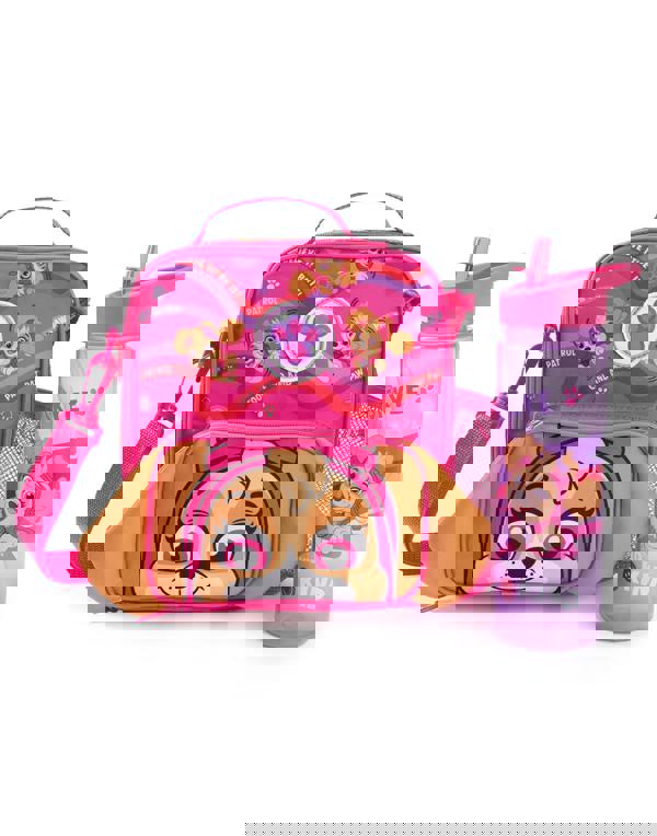 Paw Patrol Girls Pink Cool And Kind Lunch Bag and Bottle Set (One Size)