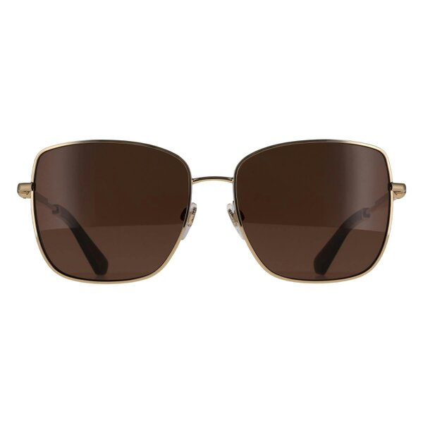 Burberry Sunglasses BE3158 110973 Light Gold Dark Brown