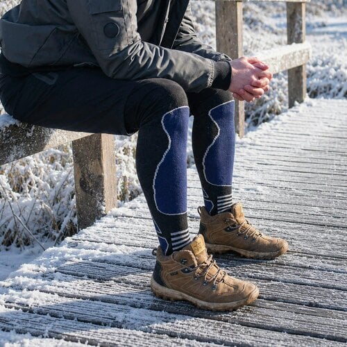 Sock Snob 12 Pack Mens Ladies Knee High Wool Ski Socks 2.0 TOG Full Cushion Socks