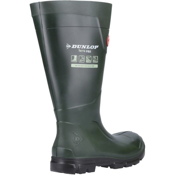 Dunlop Unisex Adult TerraPRO Purofort Wellington Boots - Green