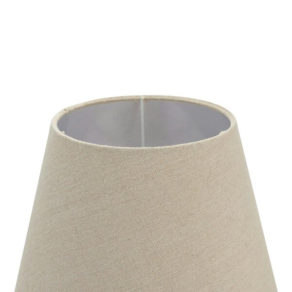 Wyld Haus Mossfern Grey Washed Wooden Column Table Lamp