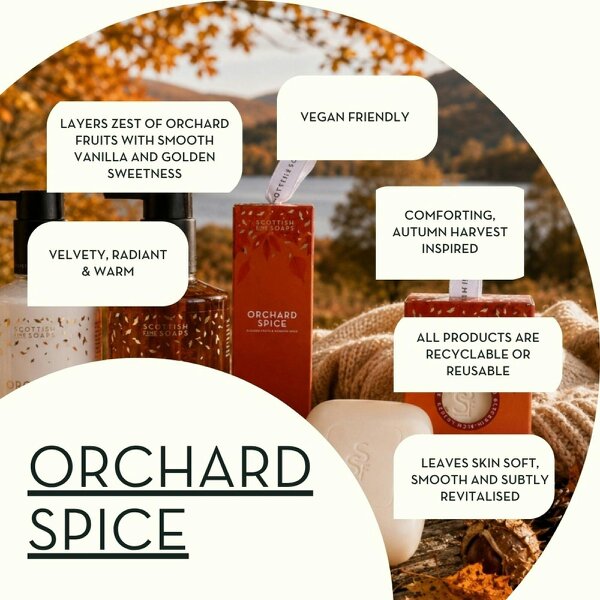 Scottish Fine Soaps Scottish Fine Soaps Orchard Spice Hand Care Set 2X300ml Pump Bottles Duo