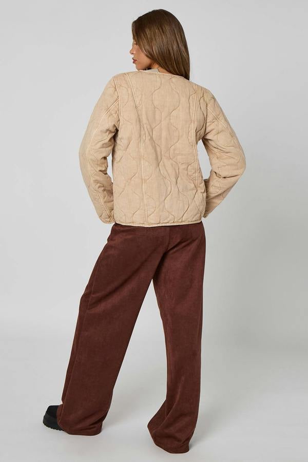 Urban Bliss Washed Quilted Coat
