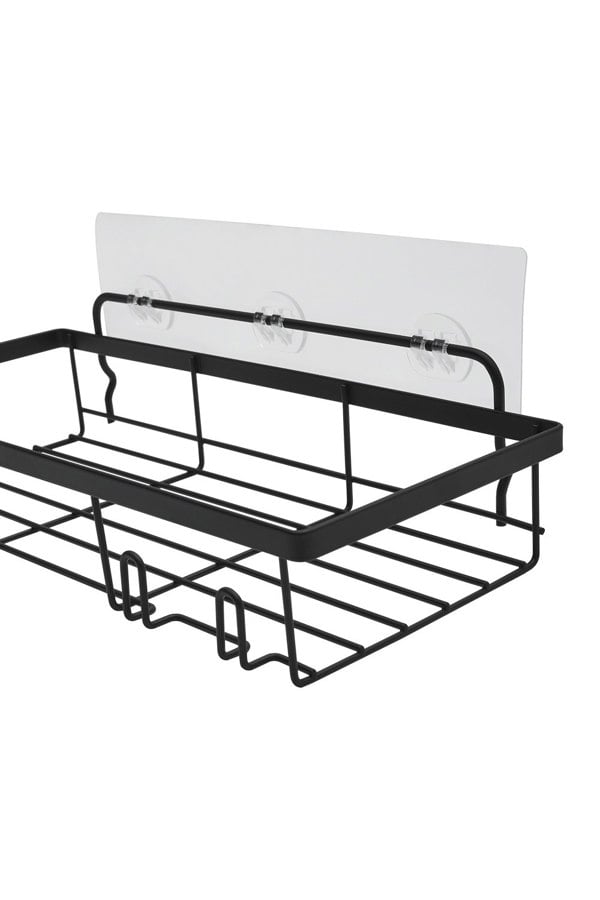 Living and Home 4Pcs No Drill Shower Caddy Set with Wall Stickers