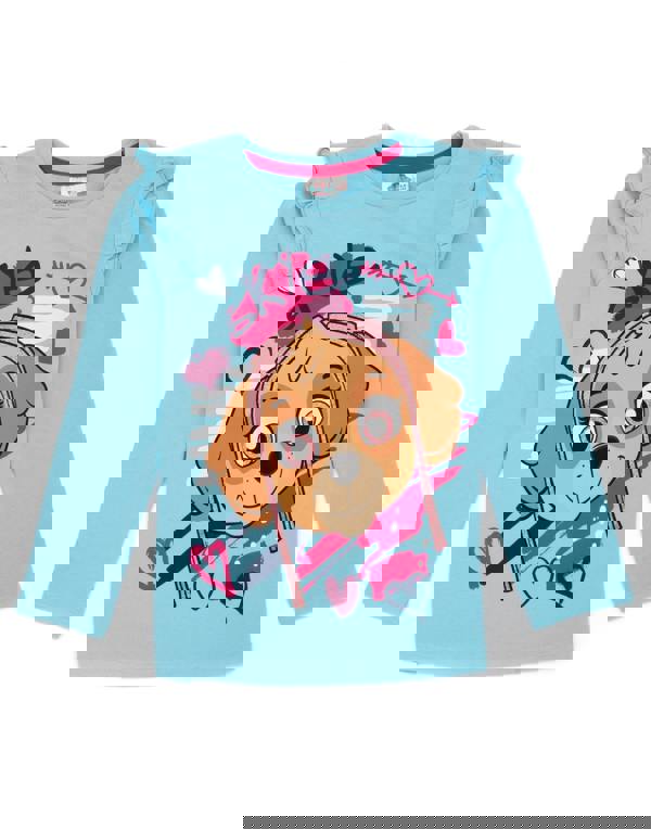 Paw Patrol Girls Blue Skye Long Sleeve Long Leg Pyjama Set [dis]