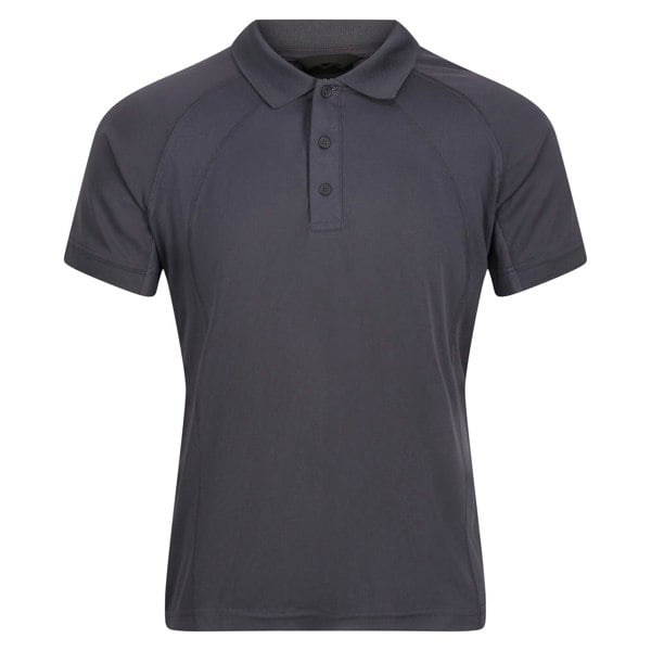 Regatta Hardwear Mens Coolweave Short Sleeve Polo Shirt - Iron
