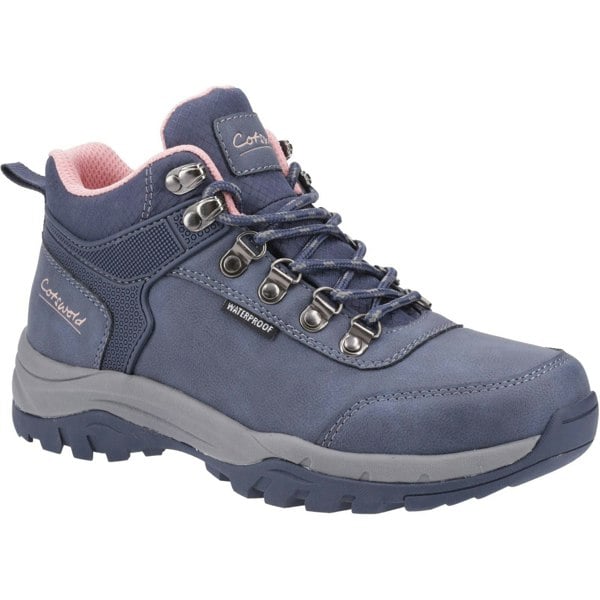 Cotswold Overbury Polyurethane Women's Navy Hiking Boots