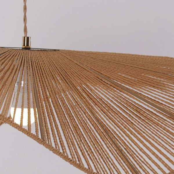 Lightsin Vintage Handwoven Hemp Rope Bedroom Ceiling Lights Lightsin UK 