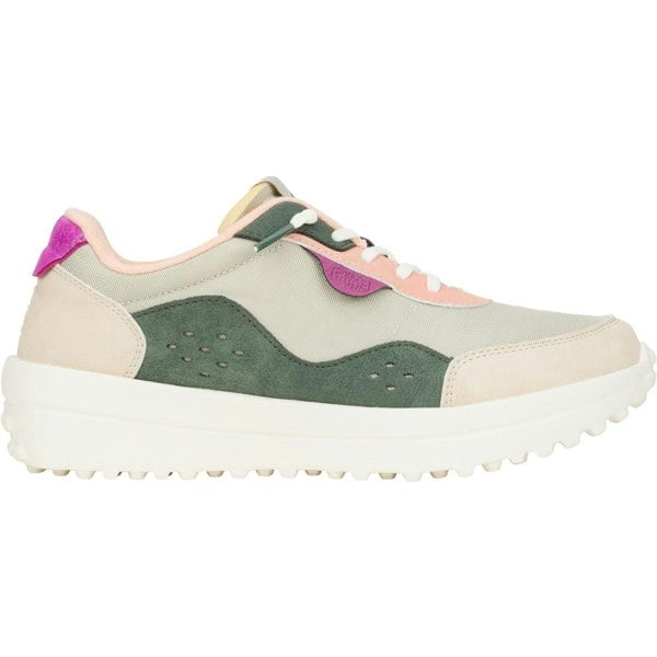 HEYDUDE Hayden Colorblock Trainers - Dusty Olive/Multi