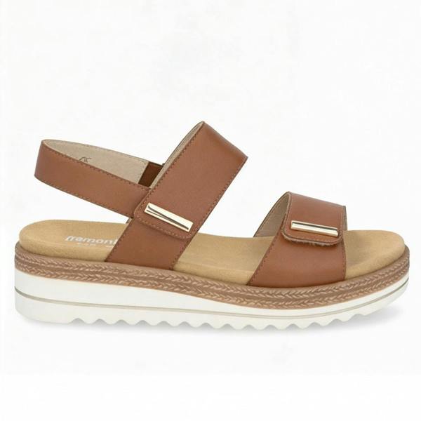 Remonte D0Q59 Ankle Strap Sandals   in  Brown