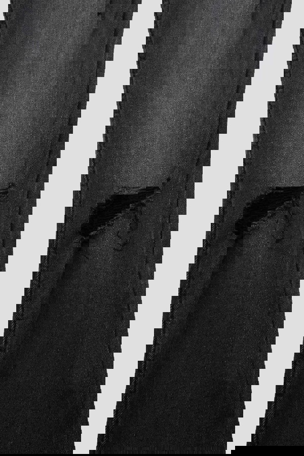 Enorsia Black Washed Skinny Fit Jeans