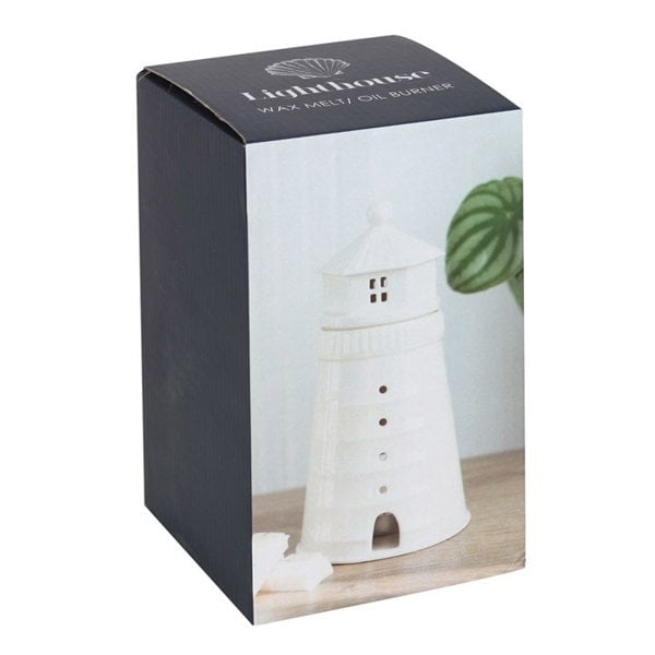 Serano White Lighthouse Oil Burner