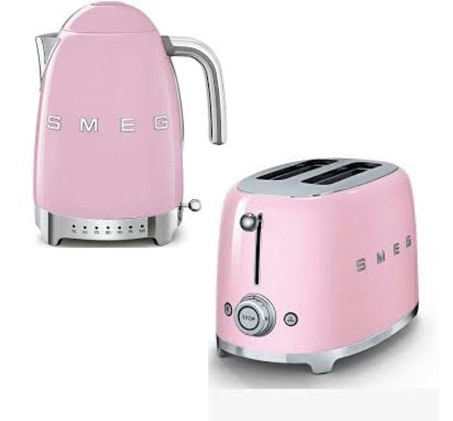 Smeg Bundle Set TSF01 2-Slice Toaster & KLF04 1.7L Variable Temperature Controlled Kettle