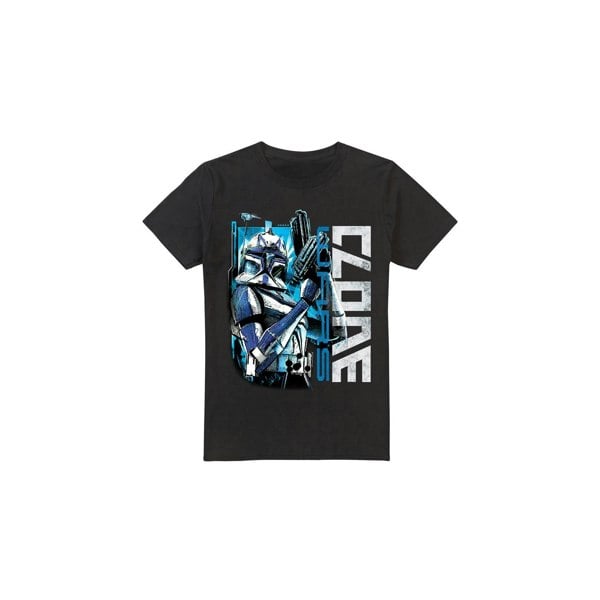 Star Wars Mens Clone Rex T-Shirt - Black