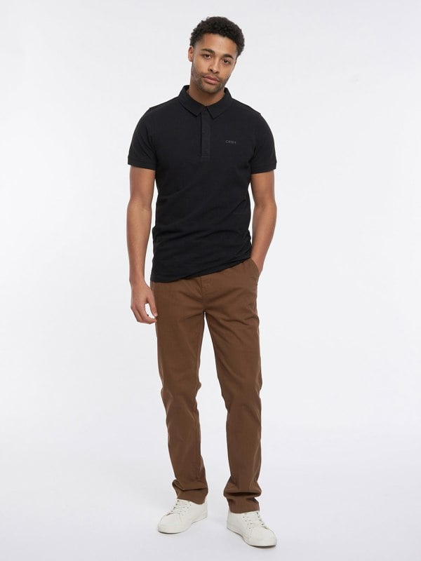 Crosshatch Roysden Chinos Cinnamon