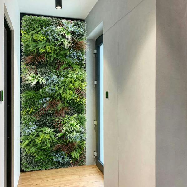 Premium Artificial Plants Green Wall Panel 1m x 1m - Pandora A