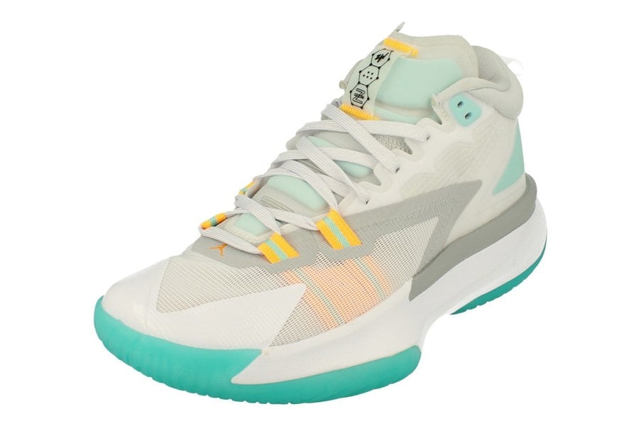 Nike Air Jordan Zion 1 Mens Basketball Trainers Da3130  101 - White Black Laser Orange 101 - Photo 0