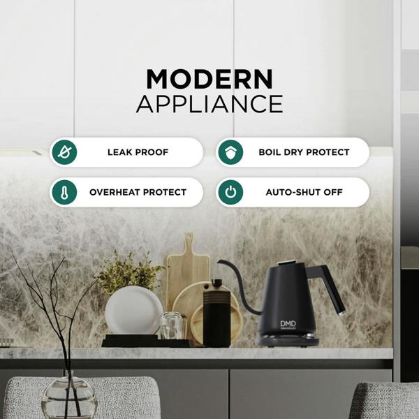 DMD Collective Gooseneck Kettle with Temperature Control
