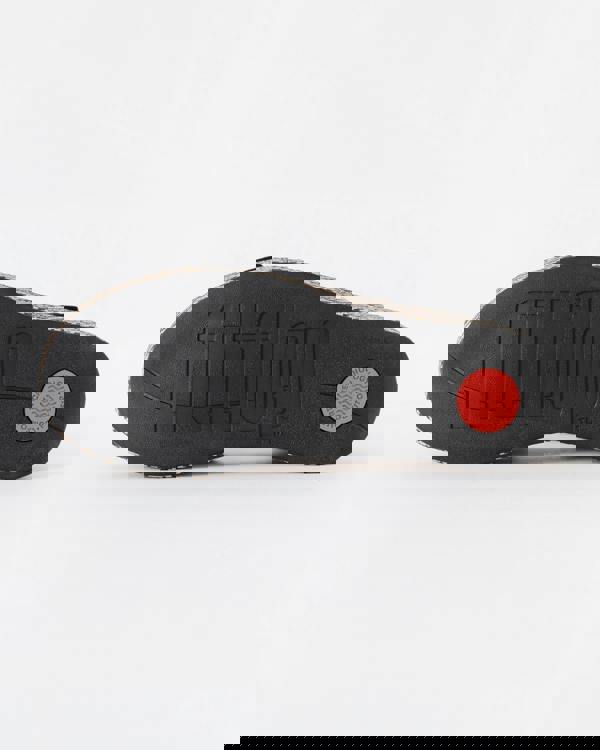 FitFlop Womens PLATFFORMS Graphic-Weave Suede Fisherman Sandals - Black 001