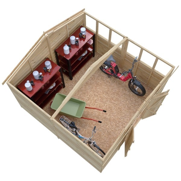 Shire Overlap Double Door 10x10 Economy Storage Shed