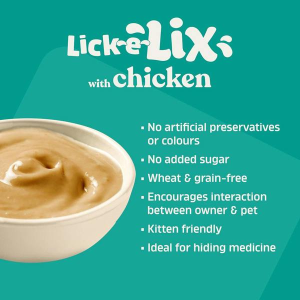 Webbox Lick-e-Lix Chicken Cat Treats