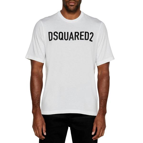 DSQUARED2 Loose Fit Brand Logo White  T-Shirt S