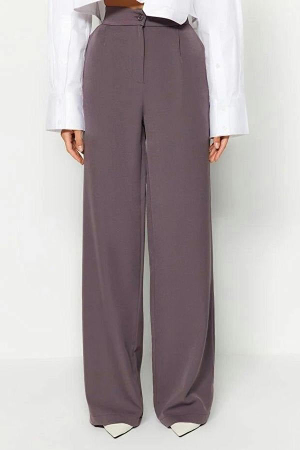WOVCOR Wide Leg Woven Trousers