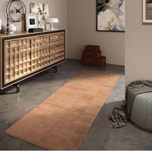 The Rugs Handwoven Abstract Design Wool Rug