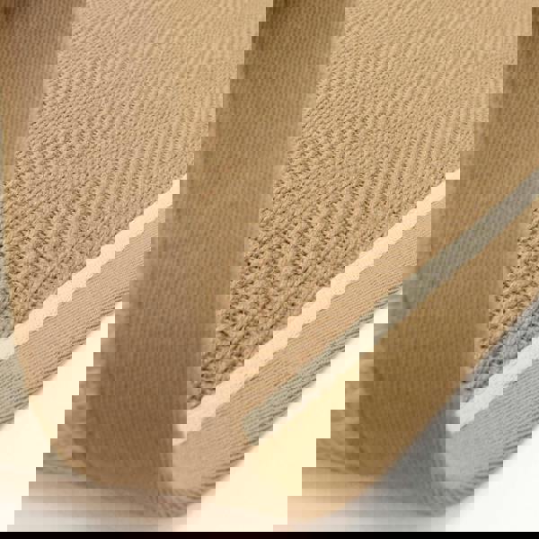 Asiatic Bordo Herringbone Jute Linen Rug