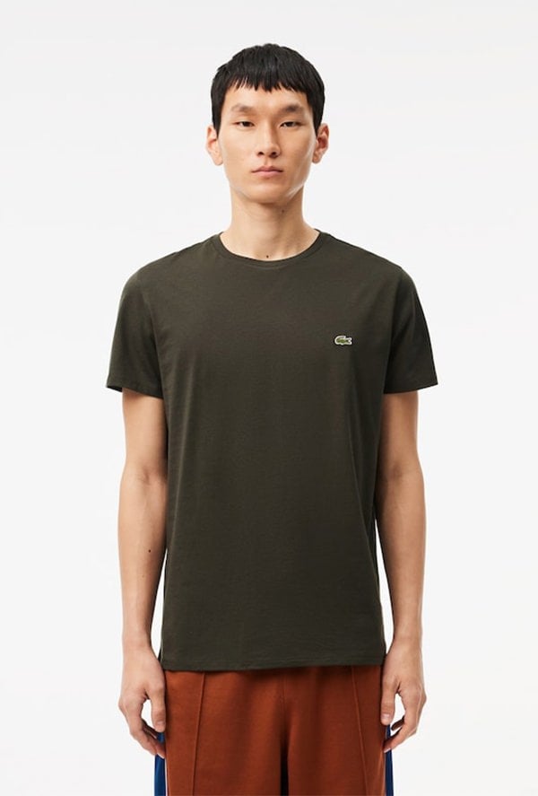 Lacoste Men's Cotton Pima Jersey Crew Neck T-Shirt