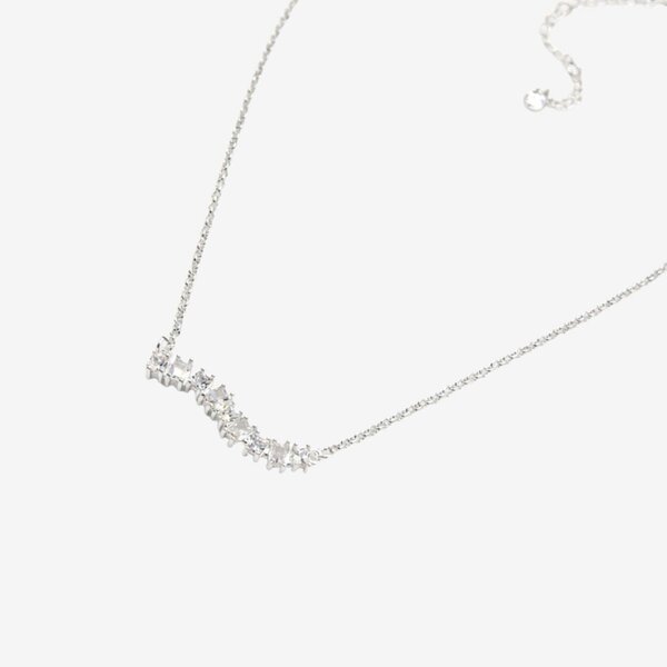 Uchi & Soto Nami Silver Stone Wave Necklace