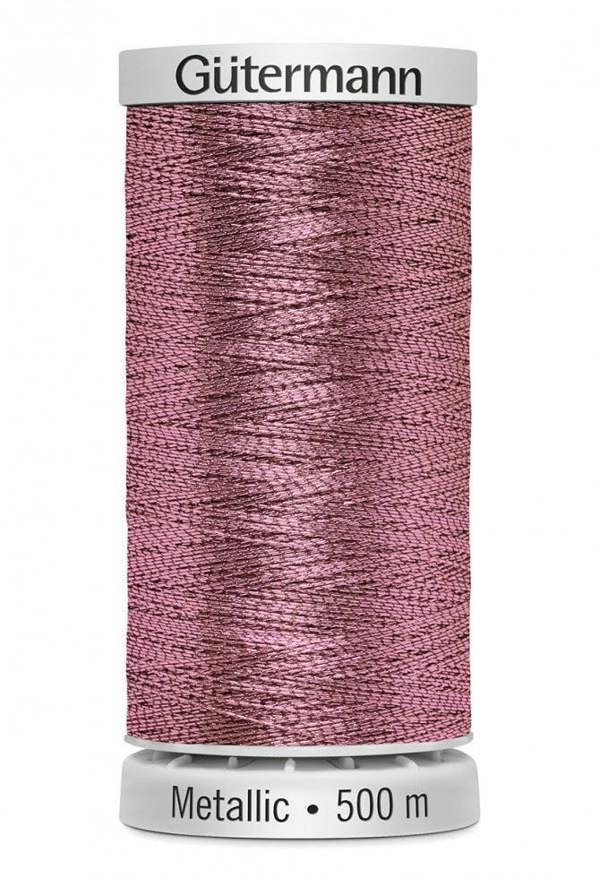 Gutermann Sulky Metallic Embroidery Thread 500m Polyamide, Polyester Thread Suitable For Embroidery