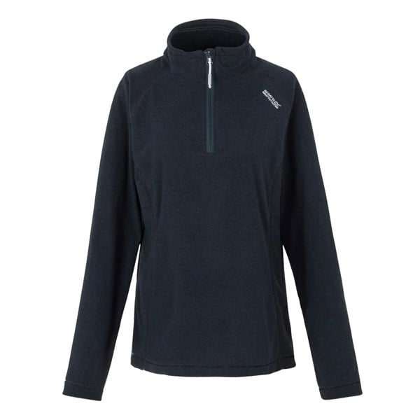 Regatta Great Outdoors Women's Montes Half Zip Fleece Top - Navy/Black