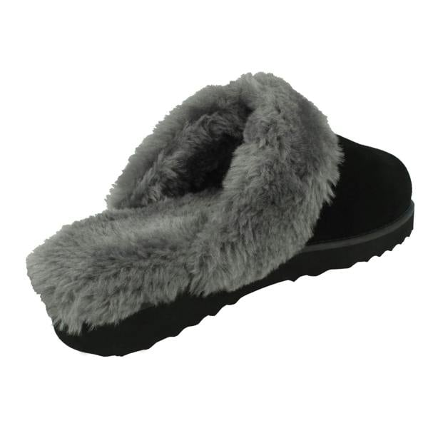 Spot On Ladies Spot On Suede Mule Slippers  X2125