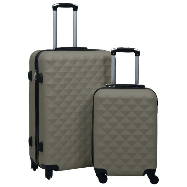 Berkfield Hardcase Trolley Set 2 pcs Anthracite ABS
