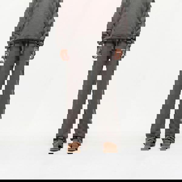 Good For Nothing Taupe Vintage Washed Wide Leg Joggers - Taupe Image 1