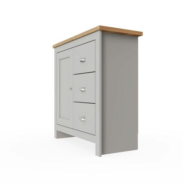 Timber Art Design Lisbon 1 Door 3 Drawer Storage Cabinet Sideboard