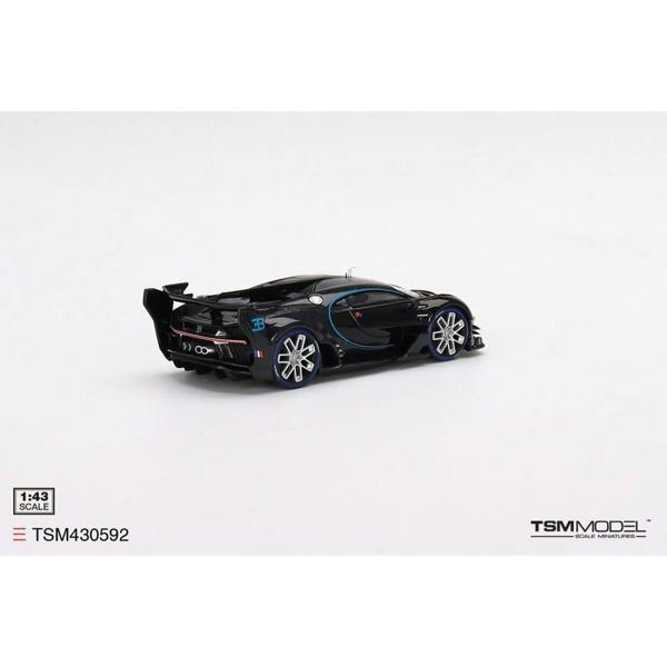 MCSlots Bugatti Vision Gran Turismo Black 1:43 Scale TSM430592