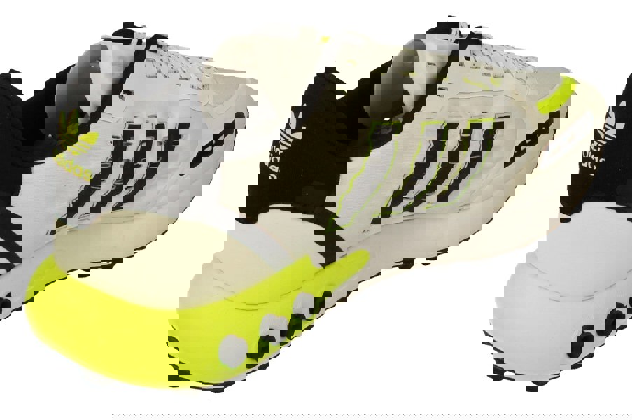 Adidas Originals La Trainer III Mens Running Sneakers   - White Black Yellow Fy3704 - Photo 2