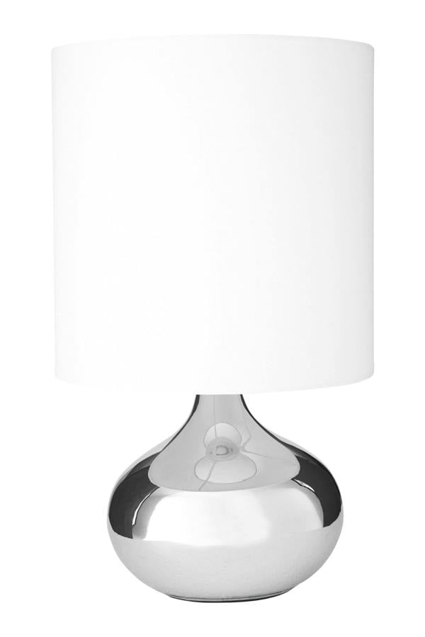 Niko White Fabric Shade Table Lamp