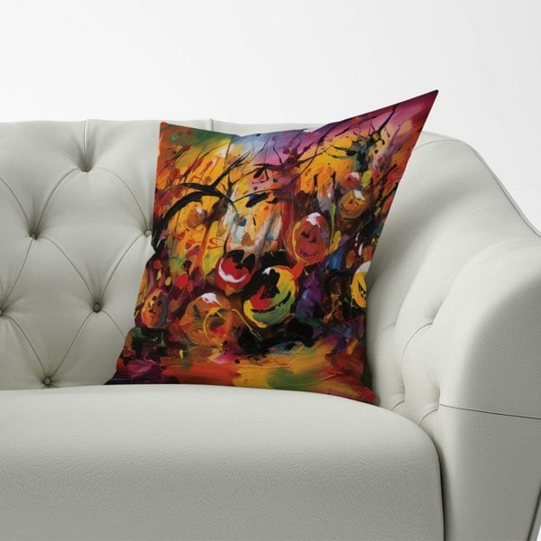 Warren Reed Abstract Halloween Painting Cushions