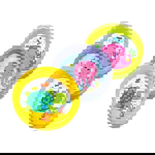 Yellow turtle bath toy plate for Intex My First Paddling Pool assorted designs