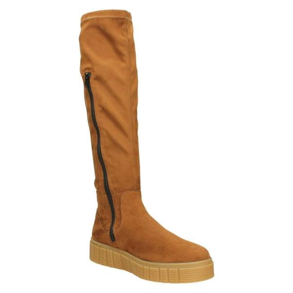 Rieker Ladies Rieker Knee High Platform Wedge Boots W1080