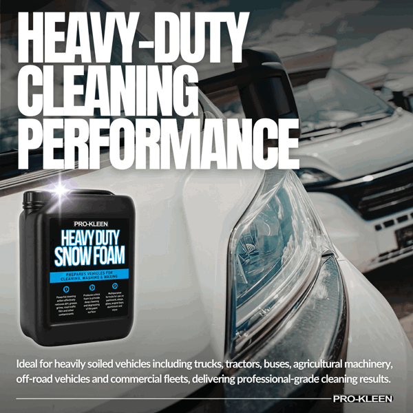 ProKleen Pro-Kleen Heavy Duty Snow Foam Shampoo Super Thick Foam for Large Vehicles and Cars (10 Litres)