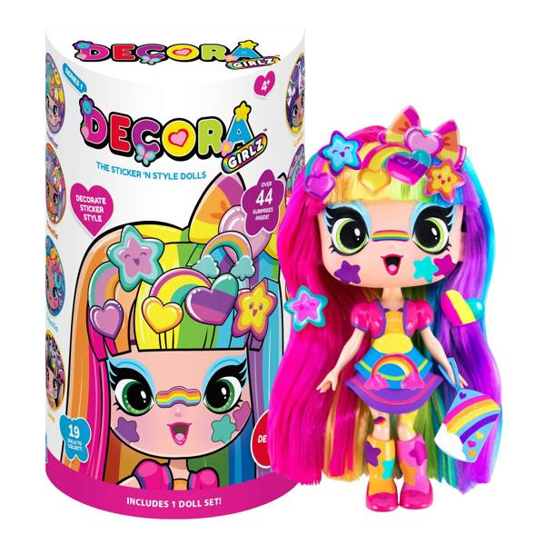 Decora Girlz 5" Fashion Doll – Decora - with Stickers & Accessories