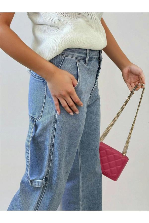 Margaret Loose Straight Leg Jeans - Denim