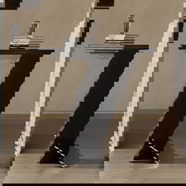 Eunice Side Table With Magazine Rack, Solid Wood-Rit Concept-Rit Concept