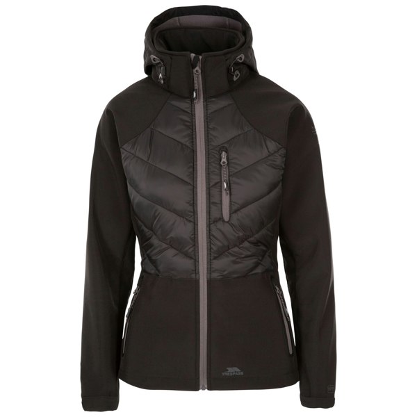 Trespass Women's Elvira Soft Shell Jacket - Black