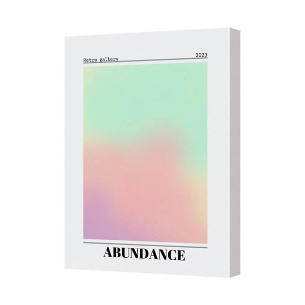 Benjamin Tate Design Abundance Pastel Gradient Abstract Canvas Wall Art